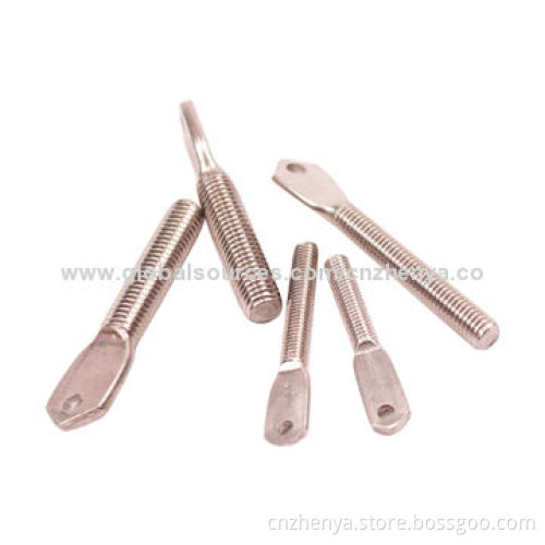 Stainless Steel Flat Head Bolts with Zinc Plated Finish